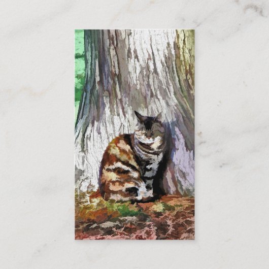 DE KAT VISITEKAARTJE (Voorkant)