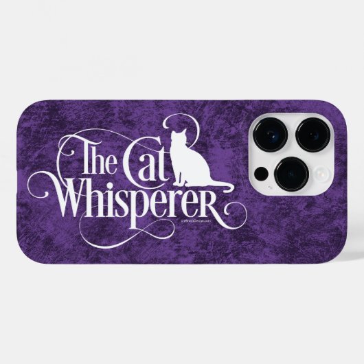 De kat Whisperer Case-Mate iPhone Case (Achterkant (horizontaal))