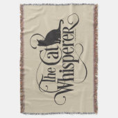 De kat Whisperer Deken (Voorkant Verticaal)