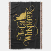 De kat Whisperer Deken (Voorkant Verticaal)