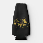 De kat Whisperer Flesjeskoeler (Voorkant)