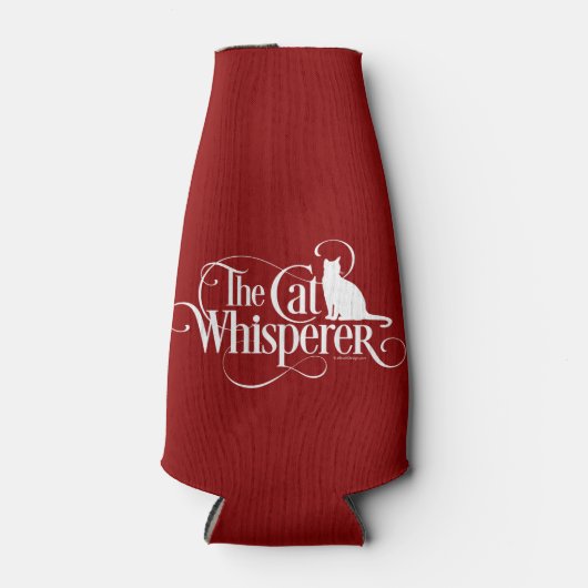 De kat Whisperer Flesjeskoeler (Voorkant)