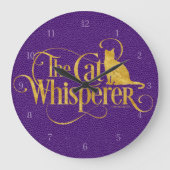 De kat Whisperer Grote klok (Voorkant)