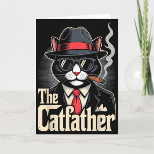 De Katfather Smokingkat Papa Fijne Vaderdag Cadeau Kaart