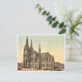 De kathedraal, de zijkant, Keulen, de Rijn, Duitsl Briefkaart (Staand voorkant)