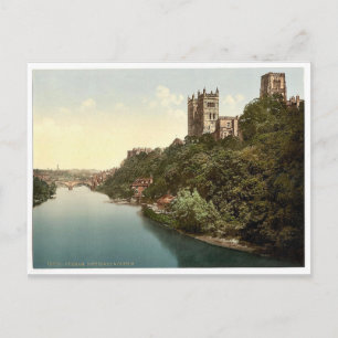 De kathedraal en het kasteel van de brug, Durham, Briefkaart