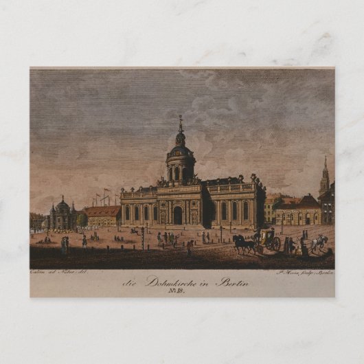 De kathedraal in Berlijn Briefkaart (Voorkant)
