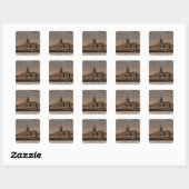 De kathedraal in Berlijn Vierkante Sticker (Vel)