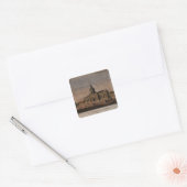 De kathedraal in Berlijn Vierkante Sticker (Envelop)