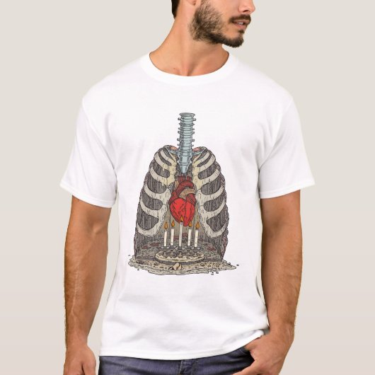 De kathedraal in mijn borst t-shirt (Voorkant)