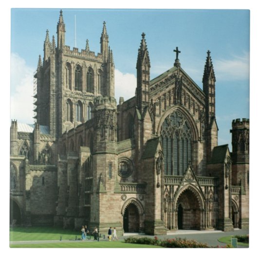 De kathedraal-kerk van de verouderde maagd Maria e Tegeltje (Voorkant)