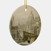 De kathedraal op Palermo, Sicilië, gegraveerd door Keramisch Ornament (Rechts)