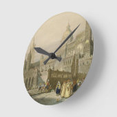 De kathedraal op Palermo, Sicilië, gegraveerd door Ronde Klok (Hoek)