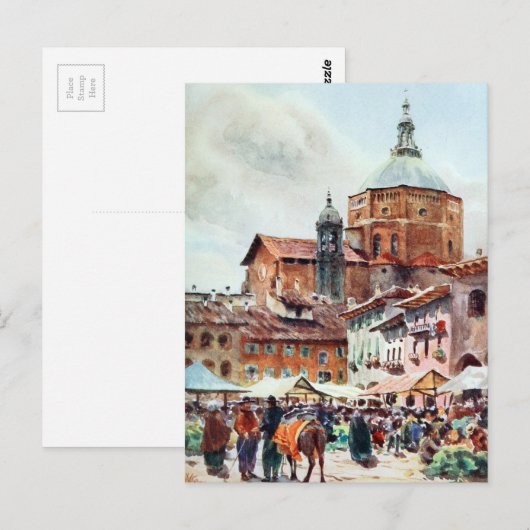 De kathedraal, Pavia Briefkaart (Voorkant / Achterkant)
