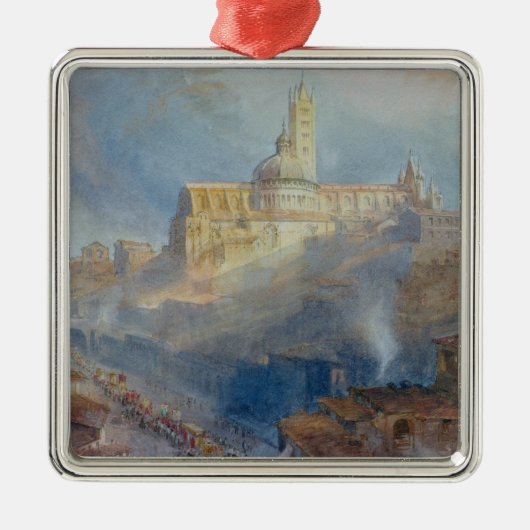 De kathedraal, Siena, 1902 Metalen Ornament (Voorkant)