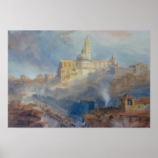 De kathedraal, Siena, 1902 Poster (Voorkant)