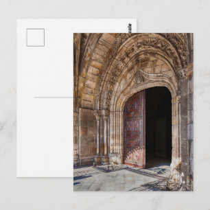 De kathedraal van Braga. Braga, Portugal. Briefkaart