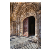 De kathedraal van Braga. Braga, Portugal. Foto Afdruk (Voorkant)