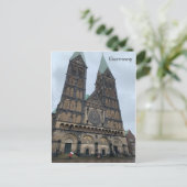 De Kathedraal van Duitsland, Bremen, Bremen Briefkaart (Staand voorkant)