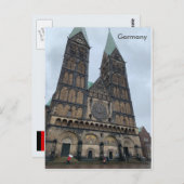 De Kathedraal van Duitsland, Bremen, Bremen Briefkaart (Voorkant / Achterkant)