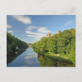De kathedraal van Durham van de Draag rivier Briefkaart (Voorkant)
