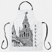 De kathedraal van Giralda Sevilla. Andalusië, Span Schort (Voorkant)