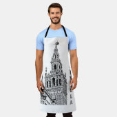 De kathedraal van Giralda Sevilla. Andalusië, Span Schort (Gedragen)