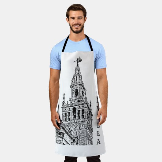 De kathedraal van Giralda Sevilla. Andalusië, Span Schort (Gedragen)