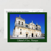 De kathedraal van Leon Briefkaart (Voorkant / Achterkant)