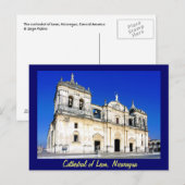 De kathedraal van Leon Briefkaart (Voorkant / Achterkant)