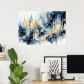 De Kathedraal van Lichtende Adem Poster (Thuiskantoor)