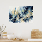 De Kathedraal van Lichtende Adem Poster (Keuken)