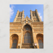 De kathedraal van Lincoln Briefkaart (Voorkant)