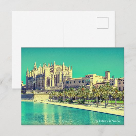 de kathedraal van Mallorca, Briefkaart Palma (Voorkant / Achterkant)