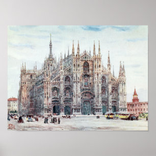 De kathedraal van Milaan Poster