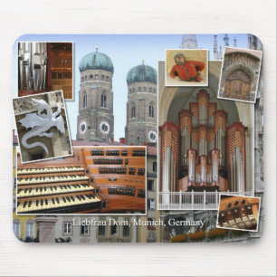 De Kathedraal van München mousepad Muismat