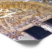 De Kathedraal van Notre Dame fotoillustratie. Poster (Hoek)