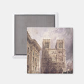 De kathedraal van Notre Dame, Parijs, 1836 Magneet (Voorkant / Achterkant)