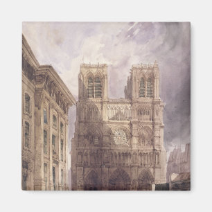 De kathedraal van Notre Dame, Parijs, 1836 Magneet