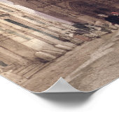 De kathedraal van Notre Dame, Parijs, 1836 Poster (Hoek)