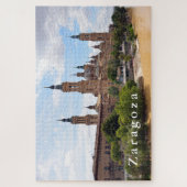 De kathedraal van Onze Dame van de Pijler en de Eb Legpuzzel (Verticaal)