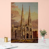 De kathedraal van Sint-Patrick in Midtown Manhatta Acryl Bord (Huwelijk)