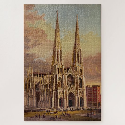 De kathedraal van Sint-Patrick in Midtown Manhatta Legpuzzel (Verticaal)