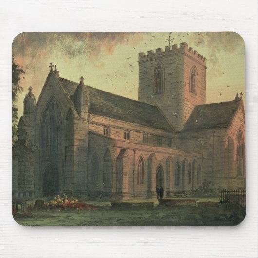 De kathedraal van St. Asaph, Uitzicht uit het zuid Muismat (Voorkant)