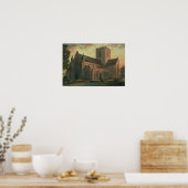 De kathedraal van St. Asaph, Uitzicht uit het zuid Poster (Keuken)