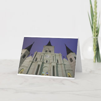 De Kathedraal van St.Louis, het Vierkant van Feestdagen Kaart