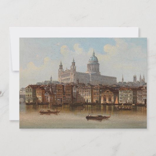 De kathedraal van St. Paul | Johann Wilhelm Jankow (Voorkant)