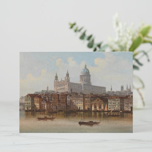 De kathedraal van St. Paul | Johann Wilhelm Jankow (Staand voorkant)