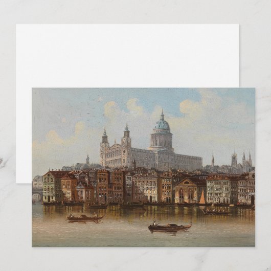 De kathedraal van St. Paul | Johann Wilhelm Jankow (Voorkant / Achterkant)