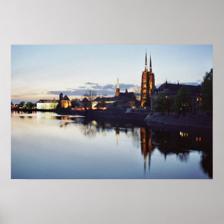 de kathedraal van Wroclaw Poster